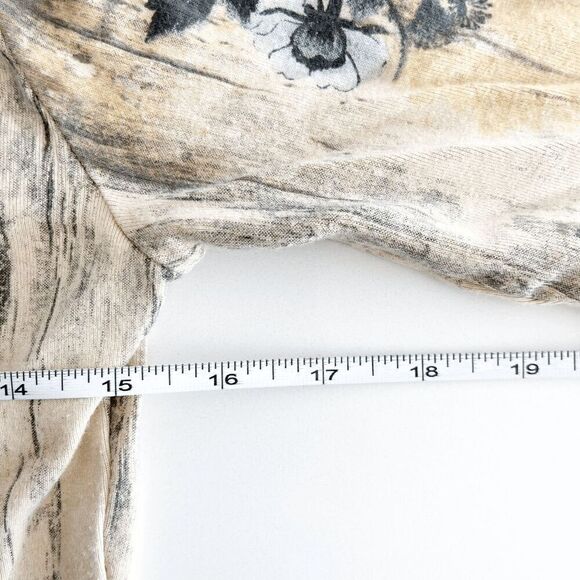 Skinny Minnie Women's Vintage Wild West Cowgirls 3/4 Sleeve Tee Multi Medium - Picture 6 of 6